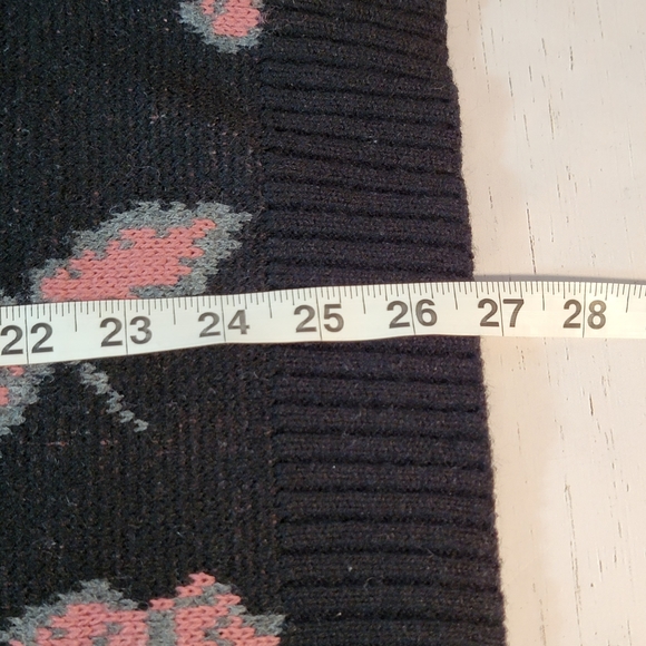 Great Times Vintage Made in USA Floral Mock Turtle Neck Sweater Women's Unsized - Picture 7 of 14